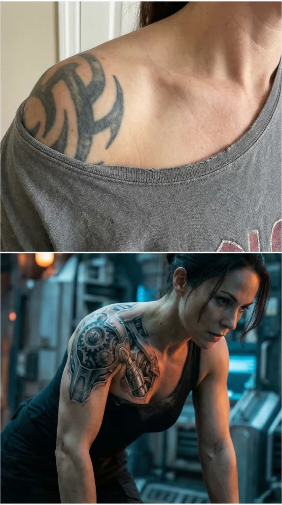 biomechanical cover up design