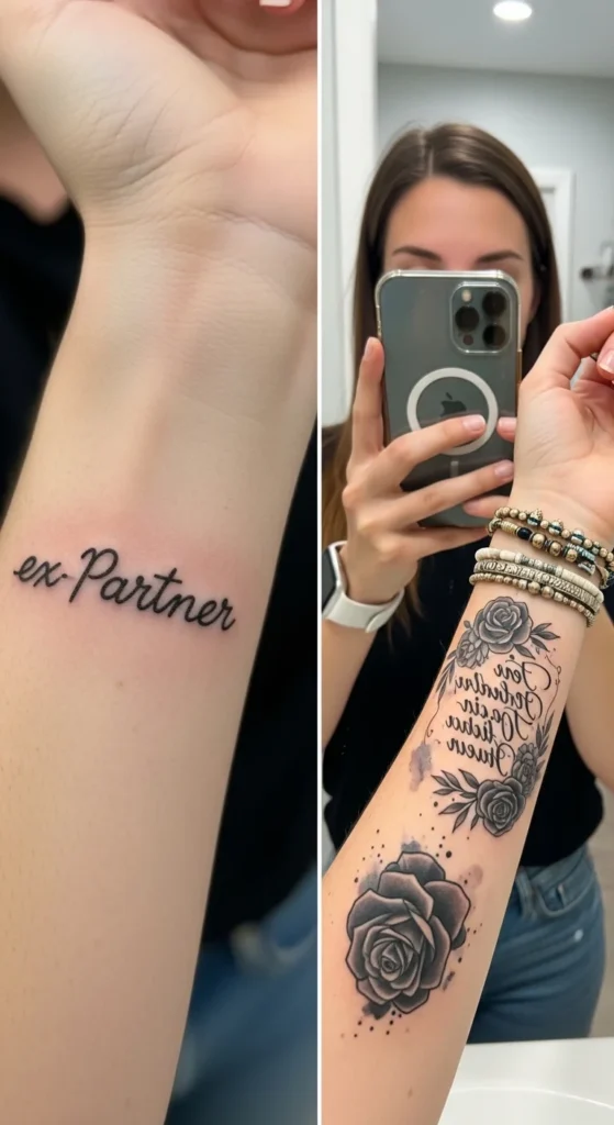 script quote cover up tattoo